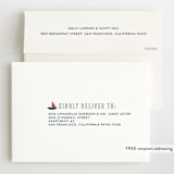 "Sail-ebrate" - Children's Birthday Party Invitations in Lagoon by Jessica Voong - FREE Recipient Addressing