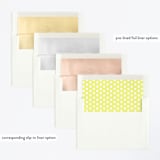 "Daisy Smiles" - Children's Birthday Party Invitations in Petal by Baumbirdy - Envelope Liner Options