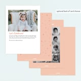 "Calling All Princesses" - Children's Birthday Party Invitations in Blush by Half Pint Studio - Back of Card Options