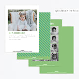 "ONEderland" - Children's Birthday Party Invitations in Sea by Annie Holmquist - Back of Card Options