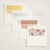 "Cherries" - Children's Birthday Party Invitations in Tomato by Kelly Watkins - Envelope Liner Options
