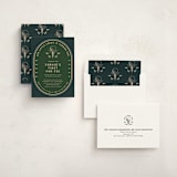 "Par-Tee" - Children's Birthday Party Invitations in Evergreen by Susan Zinader - Assembled