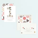 "Polaroid Big Number 1" - Children's Birthday Party Invitations in Peony by fatfatin - Assembled