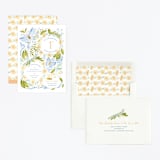 "Daisy Chains" - Children's Birthday Party Invitations in Olive Tree by Sarah Knight - Assembled