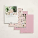 "Two Silly" - Children's Birthday Party Invitations in Orchid by Britt - Back of Card Options