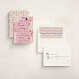 "Two Silly" - Children's Birthday Party Invitations in Orchid by Britt - Assembled