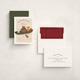 "Adventure Awaits" - Children's Birthday Party Invitations in Forest by Jenna Holcomb - Assembled