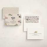 "Ready Two Dig" - Children's Birthday Party Invitations in Mint by Britt - Assembled