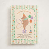 "Preppy carnival" - Children's Birthday Party Invitations in Wasabi by Creo Study - Front