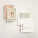 "Preppy carnival" - Children's Birthday Party Invitations in Wasabi by Creo Study - Assembled