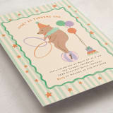 "Preppy carnival" - Children's Birthday Party Invitations in Wasabi by Creo Study - Detail