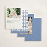 "Circus Day" - Children's Birthday Party Invitations in Sky by Pati Cascino - Back of Card Options