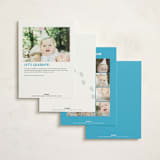 "Yeti to Party?" - Children's Birthday Party Invitations in Frost by Ashley Bird - Back of Card Options