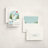 "Yeti to Party?" - Children's Birthday Party Invitations in Frost by Ashley Bird - Assembled