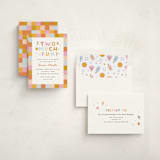 "Two Much Fun" - Children's Birthday Party Invitations in Gumdrop by Carmia Jordaan - Assembled