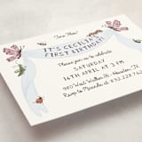 "Time Flies" - Children's Birthday Party Invitations in Sky by Pati Cascino - Detail
