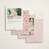 "lets Rodeo" - Children's Birthday Party Invitations in Rose by Creo Study - Back of Card Options