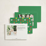 "Kick It Soccer Ball" - Children's Birthday Party Invitations in Grass by Becky Nimoy - Back of Card Options
