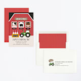 "Happy Farm" - Children's Birthday Party Invitations in Barn by iamtanya - Assembled