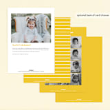 "Sunflower Party" - Children's Birthday Party Invitations in Blush by Pati Cascino - Back of Card Options