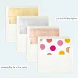 "The Big One" - Children's Birthday Party Invitations in Rose by Baumbirdy - Envelope Liner Options