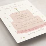 "Confetti Party" - Children's Birthday Party Invitations in Blush by Tina Faselli - Detail