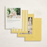 "Wild and Three" - Children's Birthday Party Invitations in Buttercup by Jenna Holcomb - Back of Card Options
