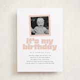 "birthday photo" - Children's Birthday Party Invitations in Peony by Lori Wemple - Front
