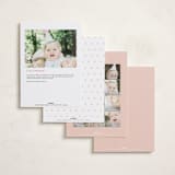"birthday photo" - Children's Birthday Party Invitations in Peony by Lori Wemple - Back of Card Options