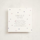 "Sweet Polka Dots" - Children's Birthday Party Invitations in Mixed Berry by Angela Thompson - Front