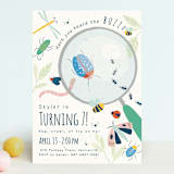 "Buzzing Birthday" - Children's Birthday Party Invitations in Dragonfly by Kiersten Garner - Front