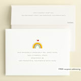 "Double Rainbow Scoop" - Children's Birthday Party Invitations in Sherbert by Baumbirdy - FREE Recipient Addressing