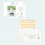 "Disney Sweetest Adventure" - Children's Birthday Party Invitations in Cloud by Heather Schertzer - Assembled