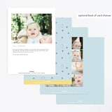 "Disney's Winnie the Pooh in the Wood" - Children's Birthday Party Invitations in Sky by Becky Nimoy - Back of Card Options