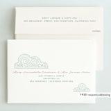"Hot Air Balloon Birthday" - Children's Birthday Party Invitations in Teal by Noonday Design - FREE Recipient Addressing