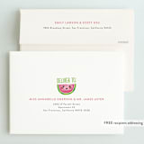 "One In A Melon" - Children's Birthday Party Invitations in Watermelon by Itsy Belle Studio - FREE Recipient Addressing