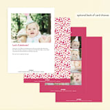 "Jungle Fun" - Children's Birthday Party Invitations in Fuchsia by Jessie Steury - Back of Card Options