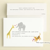 "Jungle Fun" - Children's Birthday Party Invitations in Fuchsia by Jessie Steury - FREE Recipient Addressing