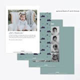 "Retro Camper" - Children's Birthday Party Invitations in Midnight by Hudson meet Rose - Back of Card Options