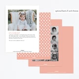 "Time to party!" - Children's Birthday Party Invitations in Peach by Karidy Walker - Back of Card Options