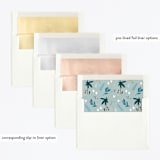 "Three-Rex" - Children's Birthday Party Invitations in Jungle by Cindy Chu - Envelope Liner Options