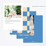 "Blocks" - Children's Birthday Party Invitations in Frost by Baumbirdy - Back of Card Options