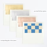 "Blocks" - Children's Birthday Party Invitations in Frost by Baumbirdy - Envelope Liner Options