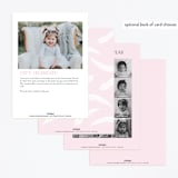 "Boho teepee" - Children's Birthday Party Invitations in Ballet Slipper by Paula Pecevich - Back of Card Options