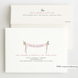 "Boho teepee" - Children's Birthday Party Invitations in Ballet Slipper by Paula Pecevich - FREE Recipient Addressing