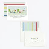 "Park Party" - Children's Birthday Party Invitations in Carnival by Tatiana Nogueiras - Assembled