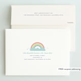 "Pastel Rainbow Sparkles" - Children's Birthday Party Invitations in Mint by Maria Alou - FREE Recipient Addressing