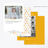"Big Balloons" - Children's Birthday Party Invitations in Brick by Michelle Taylor - Back of Card Options