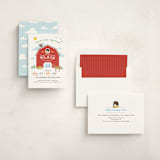 "Big Red Barn" - Children's Birthday Party Invitations in Barn by Jennifer Wick - Assembled