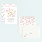 "Some Bunny" - Children's Birthday Party Invitations in Peony by Julie Murray - Assembled